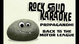 Propagandhi - Back to the Motor League (karaoke)