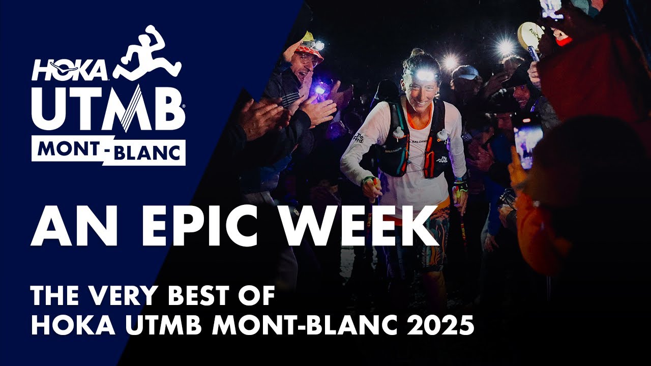 Capa do vídeo oficial da HOKA UTMB Mont-Blanc