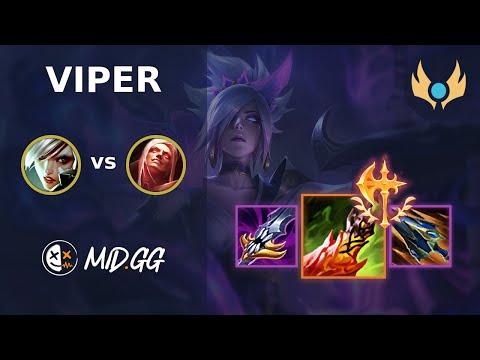 MID.GG: [ Viper ] Riven MID vs Vladimir | NA CHALLENGER | LOL Season 2025