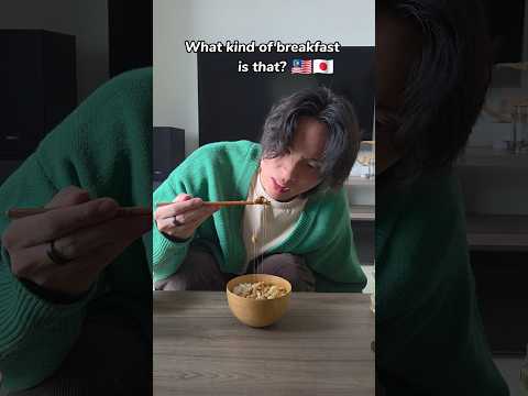 How could you eat that? Japanese Vs Malaysian breakfast 🇲🇾🇯🇵