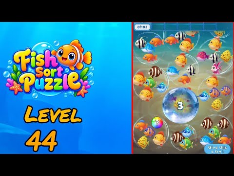 Fish Sort Puzzle Level 44 Walkthrough thumbnail