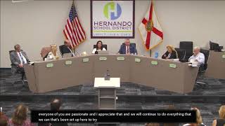August 25, 2026: HCSD School Board Meeting
