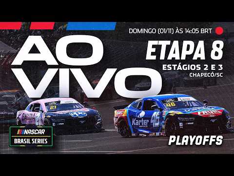 [AO VIVO] CORRIDA 2 NASCAR BRASIL 2026 - OVAL - CHAPECÓ /ETAPA 8