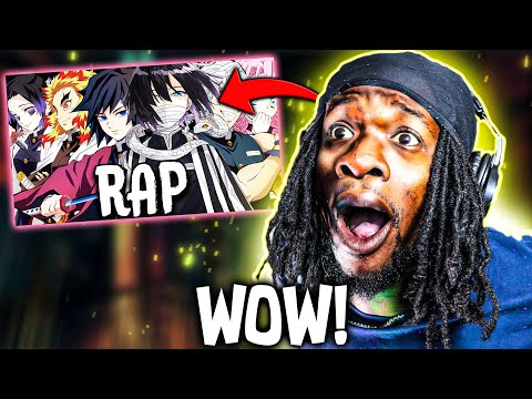 WOW! | HASHIRA RAP CYPHER | RUSTAGE ft. Shwabadi, Cam Steady, HalaCG & More [DEMON SLAYER] REACTION