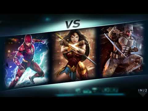 Injustice 2 Mobile - Seven seconds against Justice League mirror match