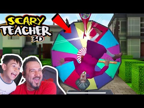 KIZGIN ÖĞRETMEN HEDEF TAHTASI OLDU! | SCARY TEACHER 3D OYNUYORUZ