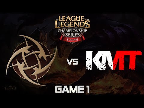 Ninjas in Pajamas vs KMT | Game 1 | EU LCS Promotion