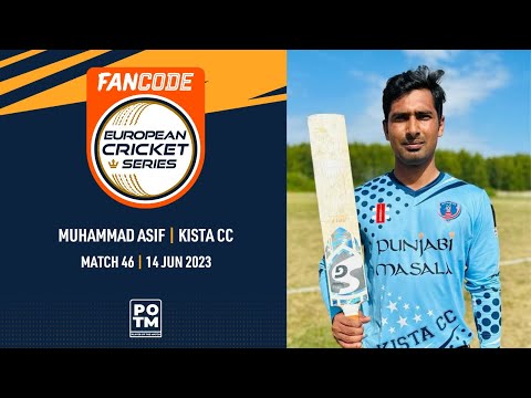 POTM: M.Asif - KRS vs KCC | Highlights | FanCode ECS Sweden | 14 June 2023 | ECS23.461