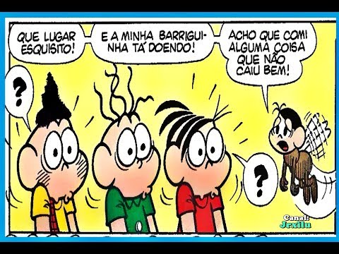 A turma - A porta dimensional - Quadrinhos Turma da Mônica