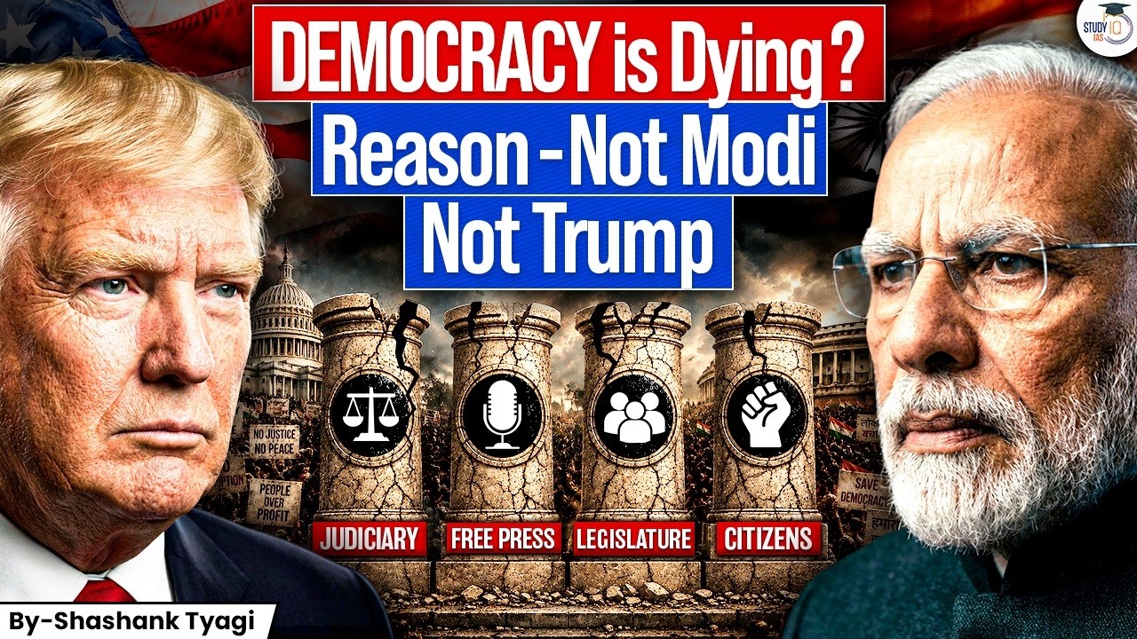 Why Democracies Are Weakening Across the World? | Beyond Trump & Modi | StudyIQ IAS