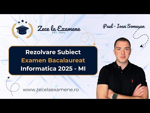 Solution to the 2025 Computer Science Baccalaureate Exam Subject - MI