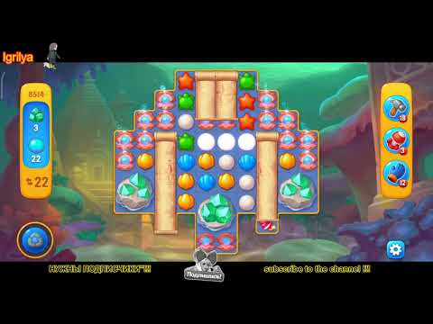 Fishdom level 8511, 8512, 8513, 8514, 8515 / Фишдом уровень 8511, 8512, 8513, 8514, 8515