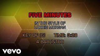 Lorrie Morgan - Five Minutes (Karaoke)