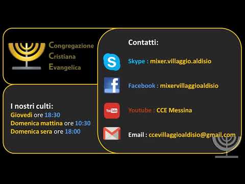 2019-08-29 Culto Giovedi