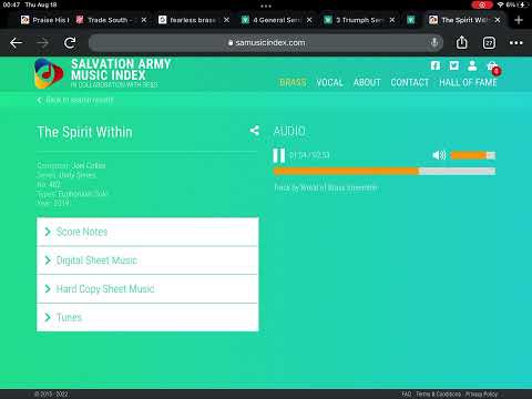 Euphonium Solo-The Spirit Within-Joel Collier