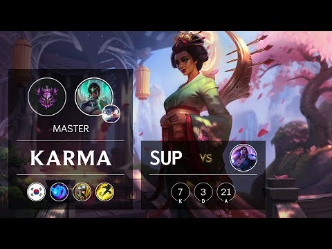 Karma Support vs Taric - KR Master Patch 9.12