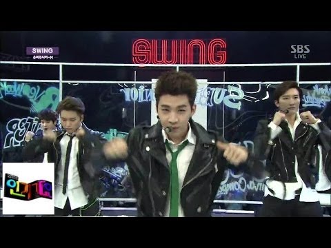 [Super Junior - M] - SWING @ Popular song Inkigayo 140406