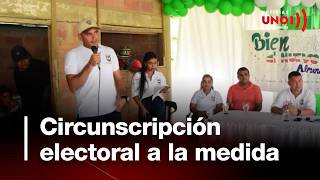 The brother of candidate Karen López created new districts where he is campaigning for her.