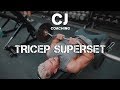 INSANE TRICEP SUPERSET FOR A HUGE PUMP! Give this a try in your next tricep workout!