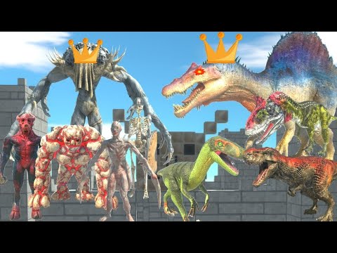 KING SCOURGE + FAKE SCOURGE  VS KING SPINOSAURUS + FAKE SPINOSAURUS - WHICH KING LOSES FIRST?  ARBS