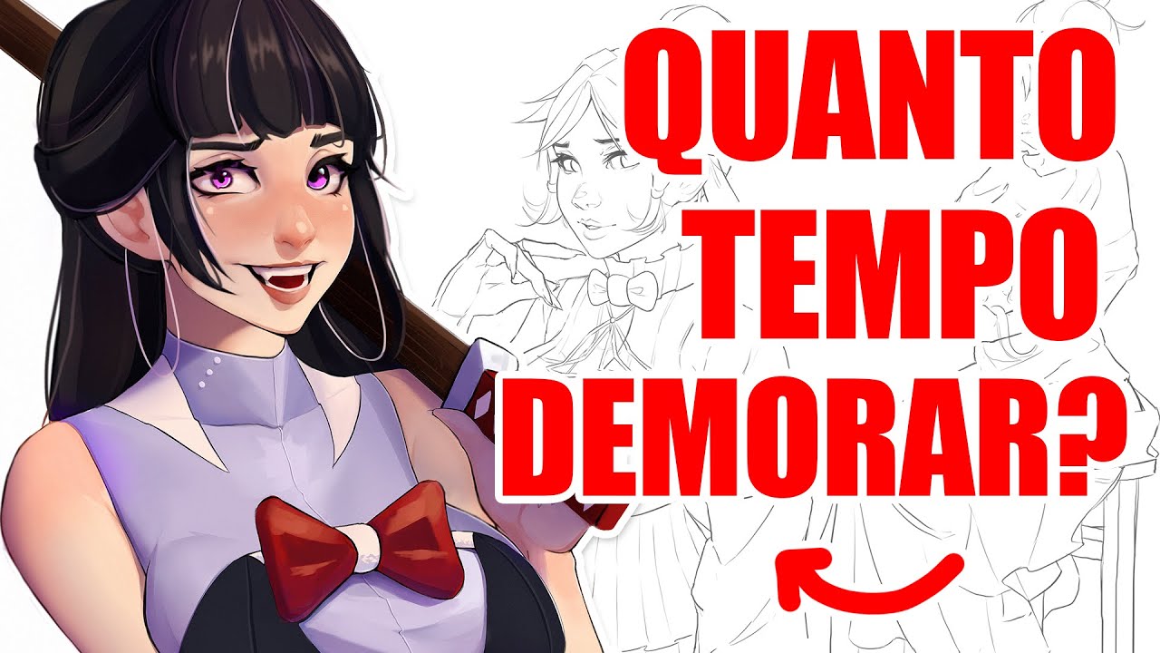 Quanto Tempo DEMORAR em uma Arte?!