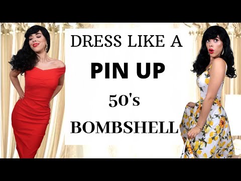 How to dress like a 50's feminine bombshell : Pin-up Vintage inspired Outfits