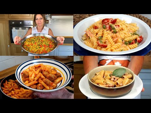 Raccolta 4 Ricette di Pasta Piatto Unico Gustose e Facili