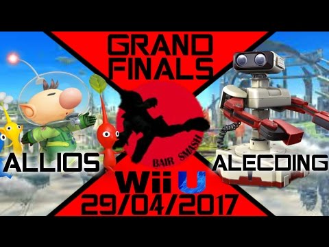 Bair Smash 12 Grand Finals - BS | Allios [W] (Olimar) Vs. Alecding [L] (R.O.B.) - Smash Wii U