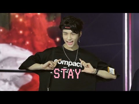 Hyunjin calling STAY after creating fandom name (180802) | Stray Kids 현진
