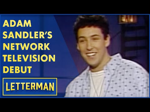 Adam Sandler's Network Television Debut | Letterman