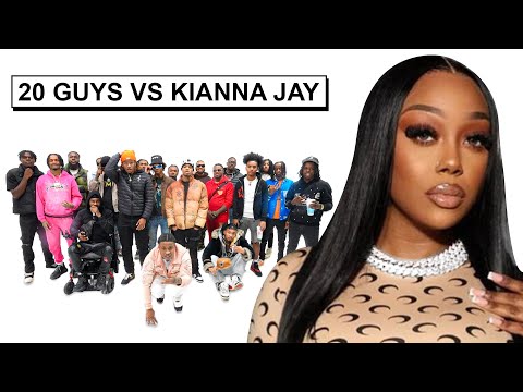 20 GUYS VS 1 YOUTUBER: KIANNA JAY