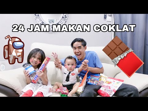 24 JAM MAKAN COKLAT 😂🍫