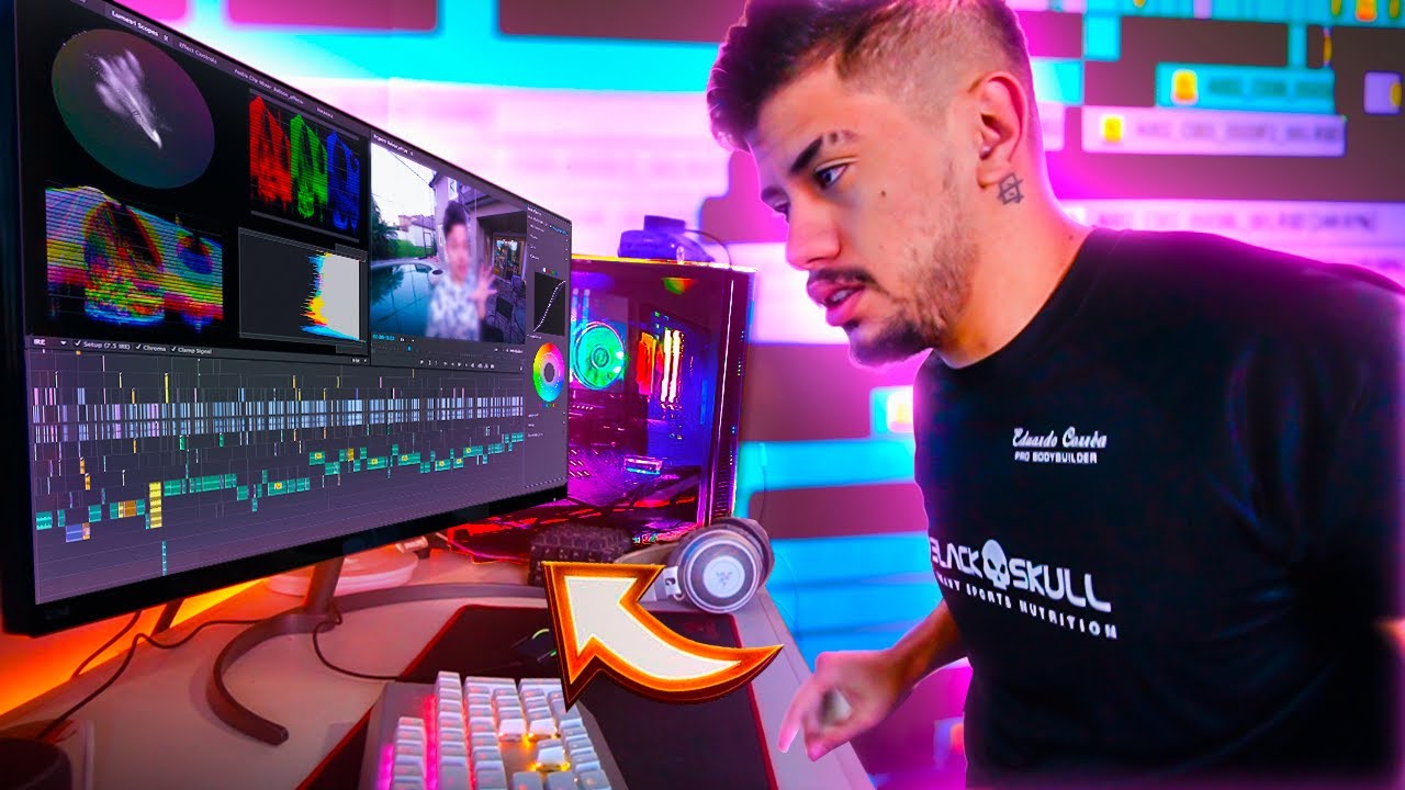 MINHA ROTINA de EDITOR DE VIDEOS para YOUTUBERS