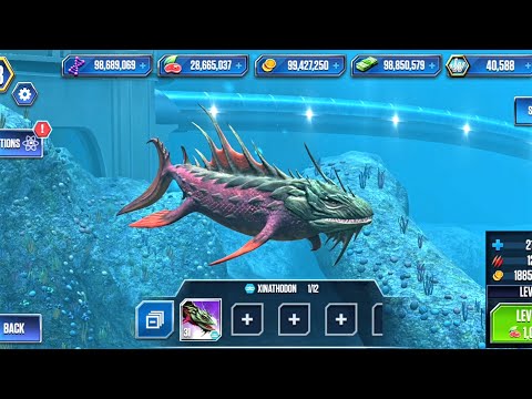 Xinathodon Level 40, Fusion & Evolution | Jurassic World The Game