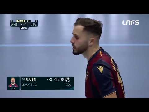 Gol Rafa Usín (4-2) Be Soccer CD UMA Antequera - Levante UD FS. J13, 1Div. LNFS