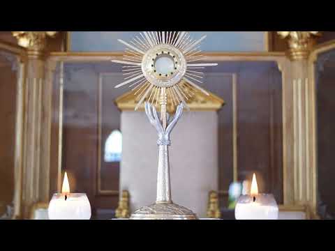 ORACIÓN CONTEMPLATIVA ante el Santísimo Sacramento del Altar