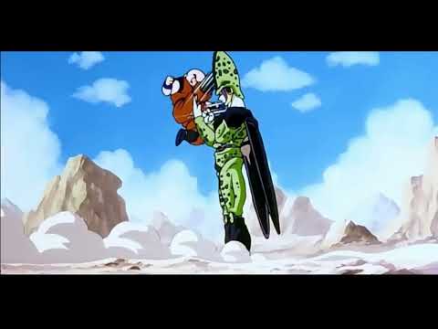 PERFECT CELL vs krillin & Trunks lol