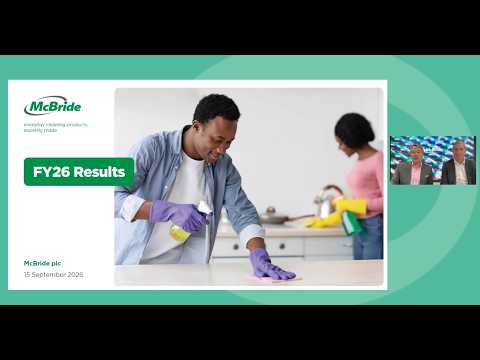 McBride plc - Investor Presentation (FY Results) - September 2026