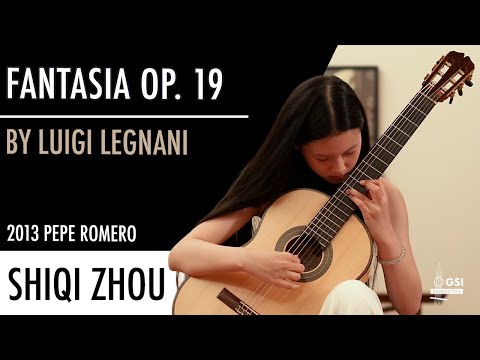 Luigi Legnani's "Fantasia" Op. 19 performed by Shiqi Zhou on a 2013 Pepe Romero classical guitar