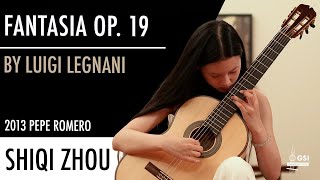 Luigi Legnani's "Fantasia" Op. 19 performed by Shiqi Zhou on a 2013 Pepe Romero classical guitar