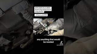 2014-2020 Acura MDX Spark Plug Replacement