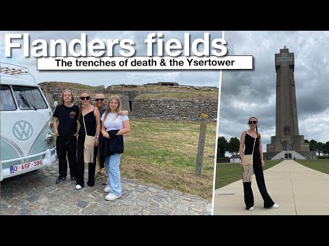 Exploring the Yser Tower & WWI Trenches in Flanders! A Journey Through History