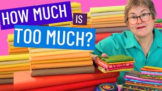 🔄 😳 I COUNTED MY FABRIC STASH-HOW MUCH IS TOO MUCH?