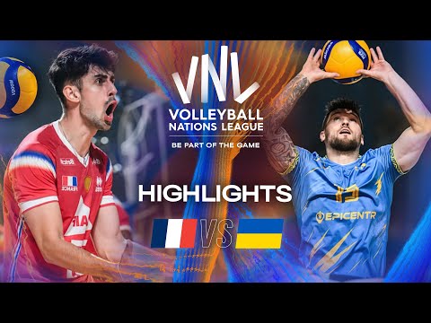 France 🇫🇷 vs. Ukraine 🇺🇦 - Highlights | Week 2 | Men's VNL 2025