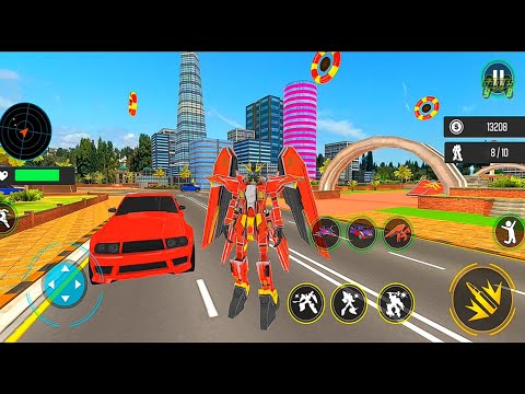 Futuristic Wing Robot Horse Games 2022: Horse Car Jet Transformation Part3 - Android iOS Gameplay