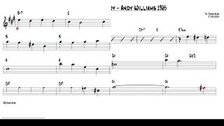 Red Roses for a Blue Lady - Andy Williams 1965 (Alto Sax Eb) [Sheet music]