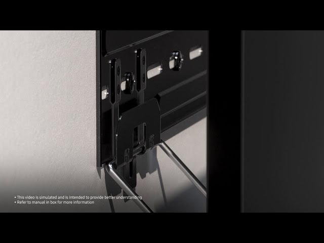 Video Teaser für Slim Fit Wall Mount: How to install | Samsung