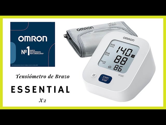 Vídeo relacionado con OMRON X2 Essential - Tensiómetro de brazo automático - Con indicador de hipertensión y detección de latido irregular - Memoria de hasta 30 lecturas - Validado clínicamente - Garantía 5 años - 22-32 cm