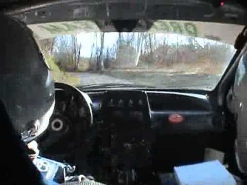 Cameracar Rally delle Colline 2011 Varetto-Passera Panda a5 Cameracar crash