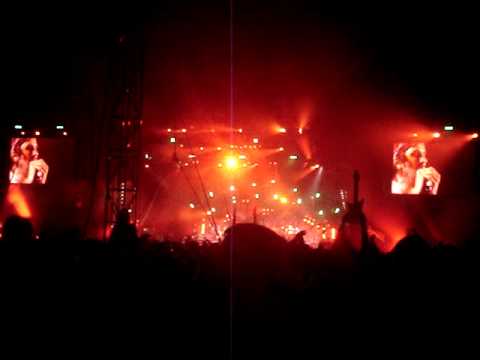 Kasabian play 'Fire' at the V Festival, August 21, 2010